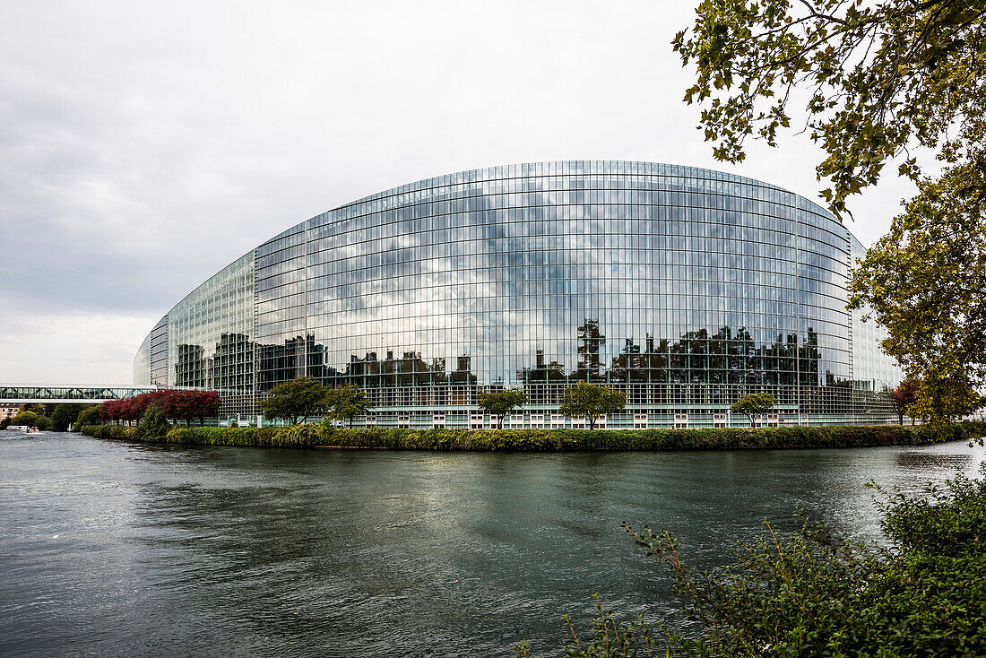 Europäisches Parlament, Europaparlament, Straßburg, Département Bas-Rhin, Elsass, Frankreich
