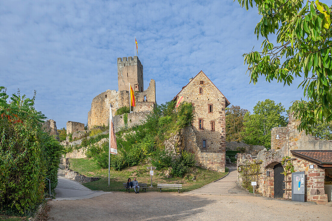 Burg Rötteln in Haagen, Lörrach, Markgräflerland, Baden-Württemberg, Deutschland