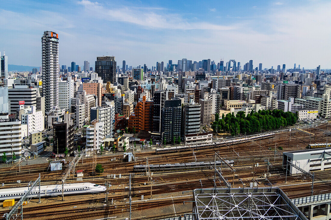  Osaka large port city and economic center on the Japanese island of Honshu, Japan 