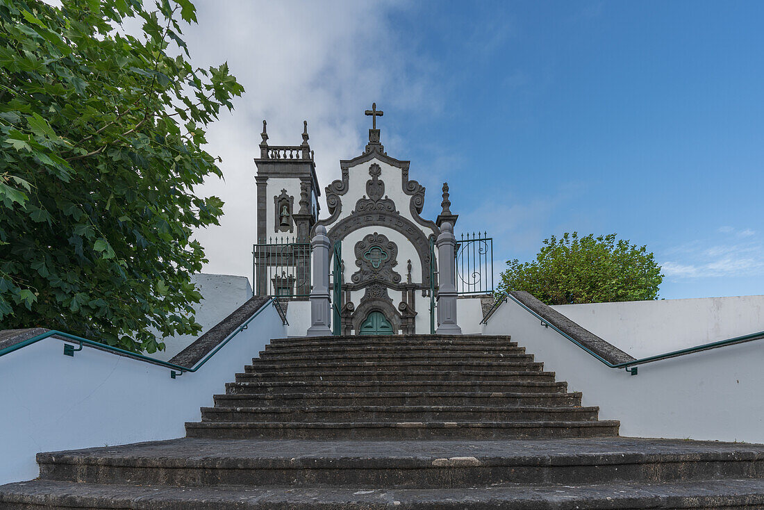 Die Kirche Alto da Mão de Deus in Ponta Delgada, Sao Miguel, Azoren