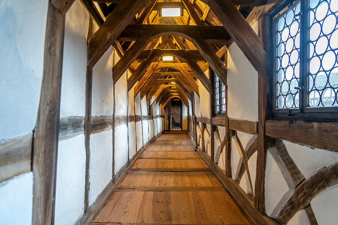 Margarethengang in der Wartburg, UNESCO Welterbe in Eisenach, Thüringen, Deutschland 