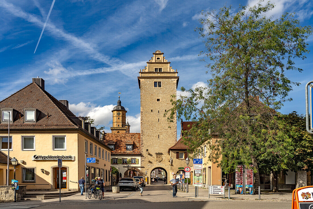  The Upper Gate in Volkach, Lower Franconia, Bavaria, Germany 