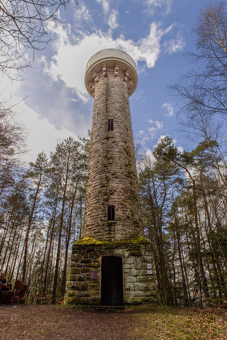  The Lucas Cranach Tower near Kronach, Upper Franconia, Franconia, Bavaria, Germany, Europe 