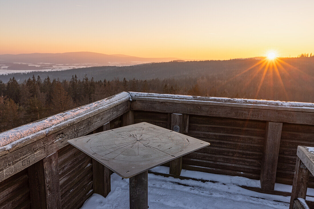 An der Burg Epprechtstein im Fichtelgebirge, Weißenstadtl, Oberfranken, Franken, Bayern, Deutschland, Europa