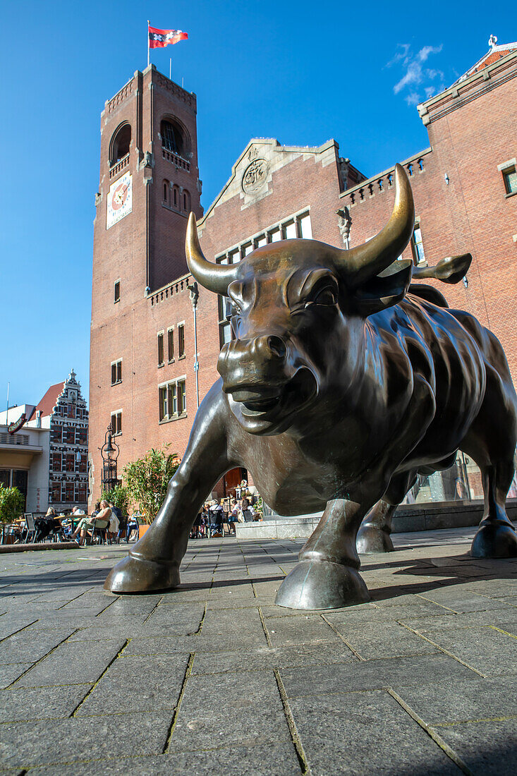  Bull on the Stock Exchange, Amsterdam, Netherlands 