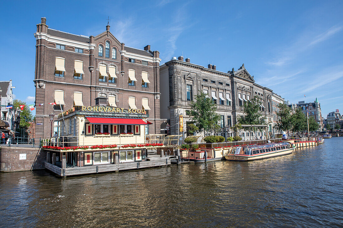 Der Kanal Rokin, Amsterdam, Niederlande