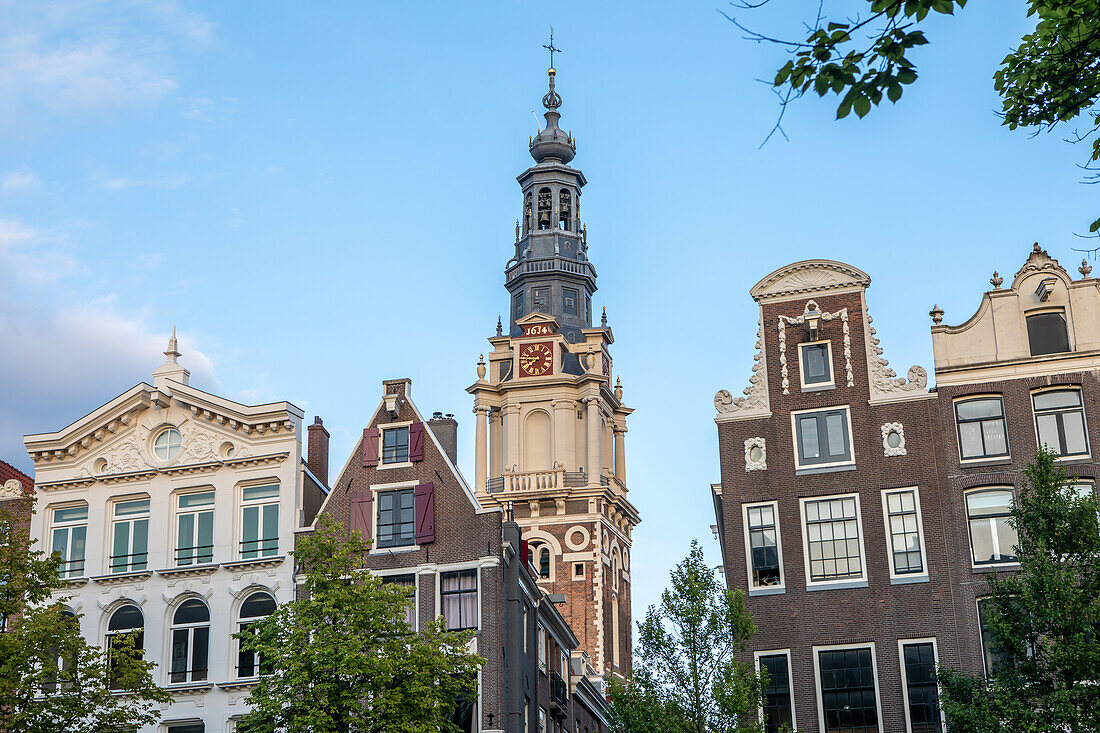 Kirchturm der Zuiderkerk, Amsterdam, Niederlande