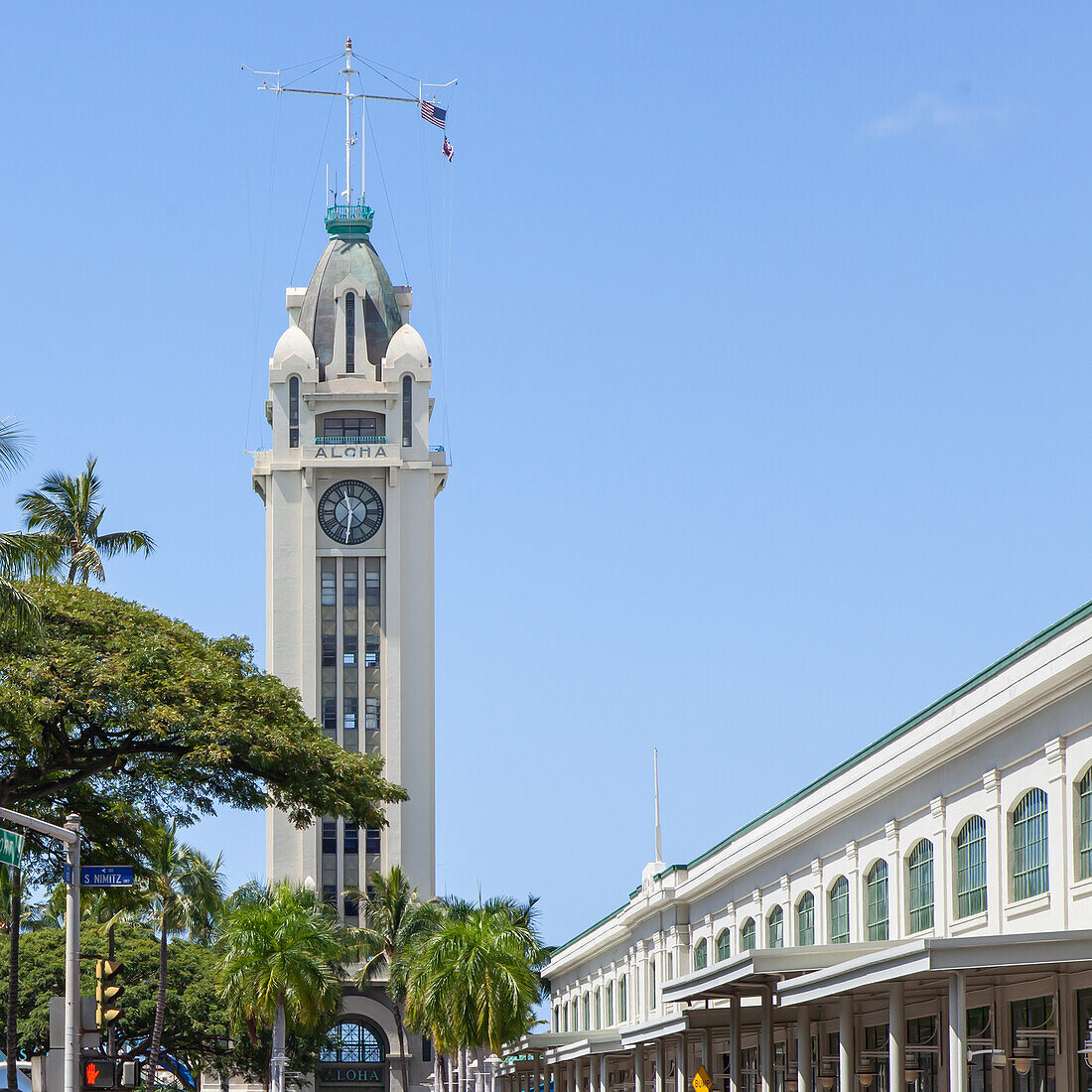  Aloha Tower, Honolulu, Oahu, Hawaii 