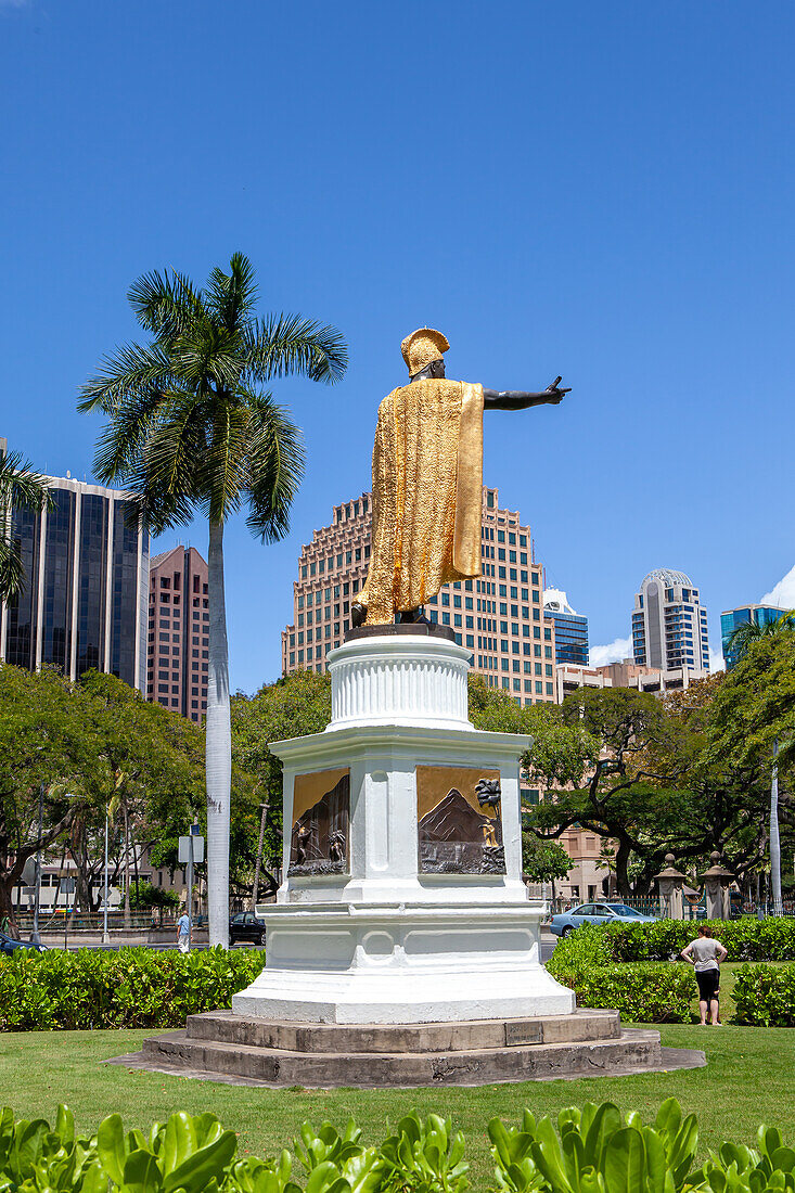 King Kamehameha-Statue, Honolulu, Oahu, Hawaii