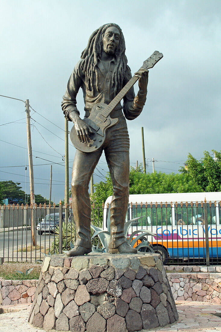 Bob Marley Denkmal, Kingston, Jamaika