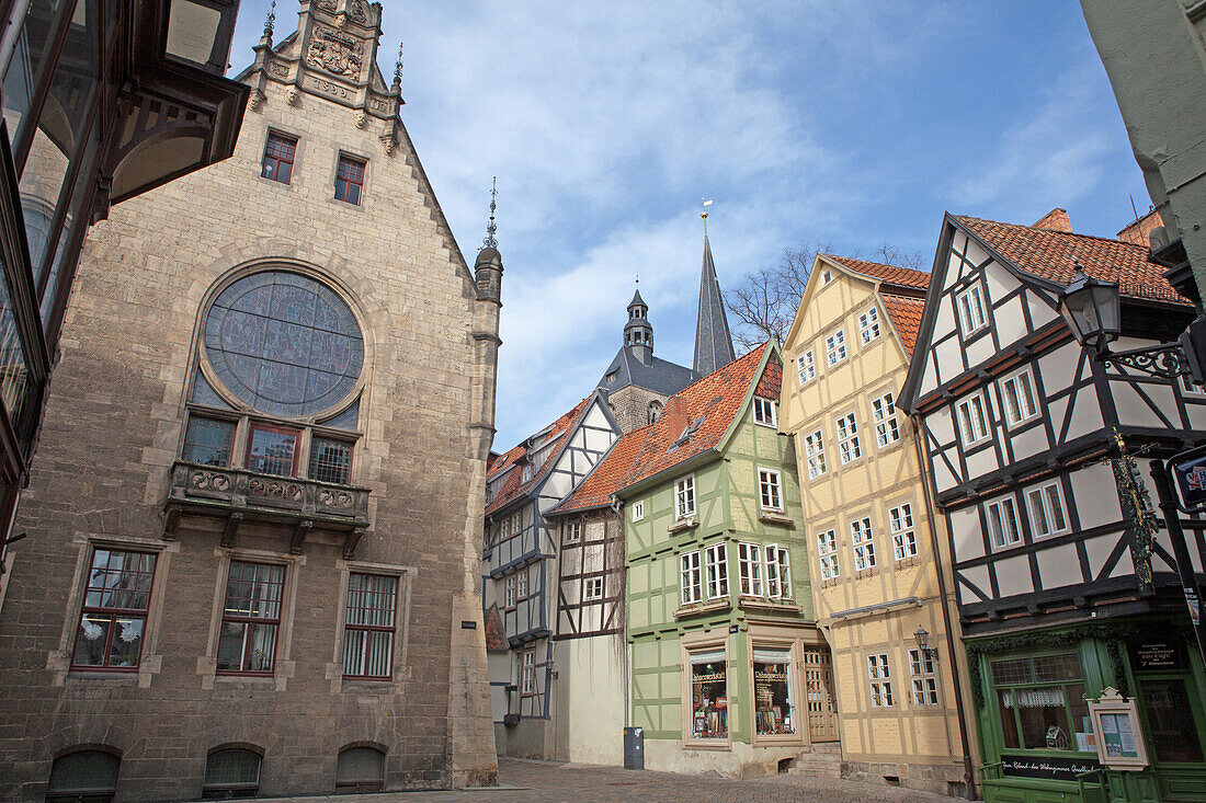  Breite Straße corner Hoken, World Heritage City of Quedlinburg, Saxony-Anhalt, Germany 