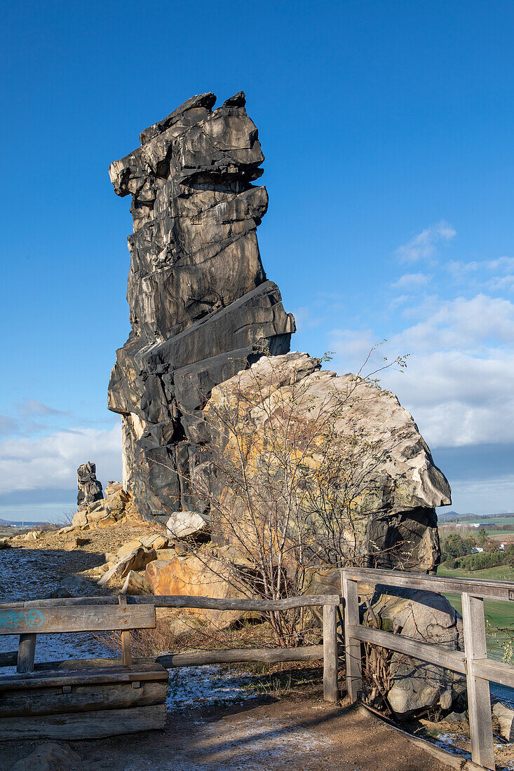 Teufelsmauer (Königsstein) bei Weddersleben, Harz, Sachsen-Anhalt, Deutschland