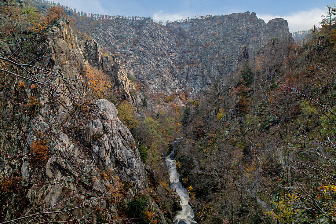  The Bodetal between Thale and Treseburg, Thale, Treseburg, Bode, Harz, Saxony-Anhalt, Germany 