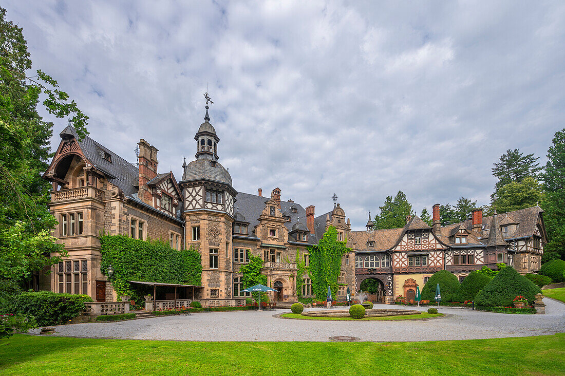 Schloss Rauischholzhausen, Ebsdorfergrund, Lahntal, Hessisches Bergland, Hessen, Deutschland