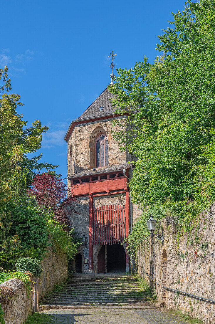  Supreme Gate, Braunfels Castle, Braunfels, Lahn, Westerwald, Lahntal, Taunus, Hesse, Germany 
