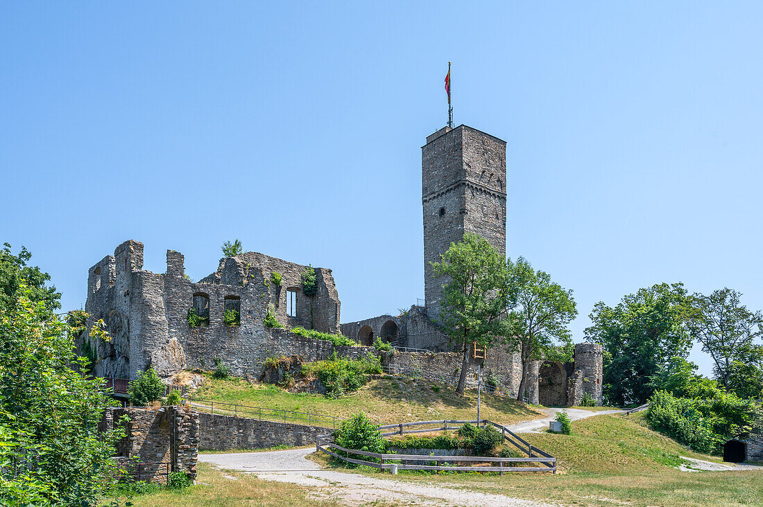  Königstein castle ruins, Königstein im Taunus, Taunus, Hesse, Germany 