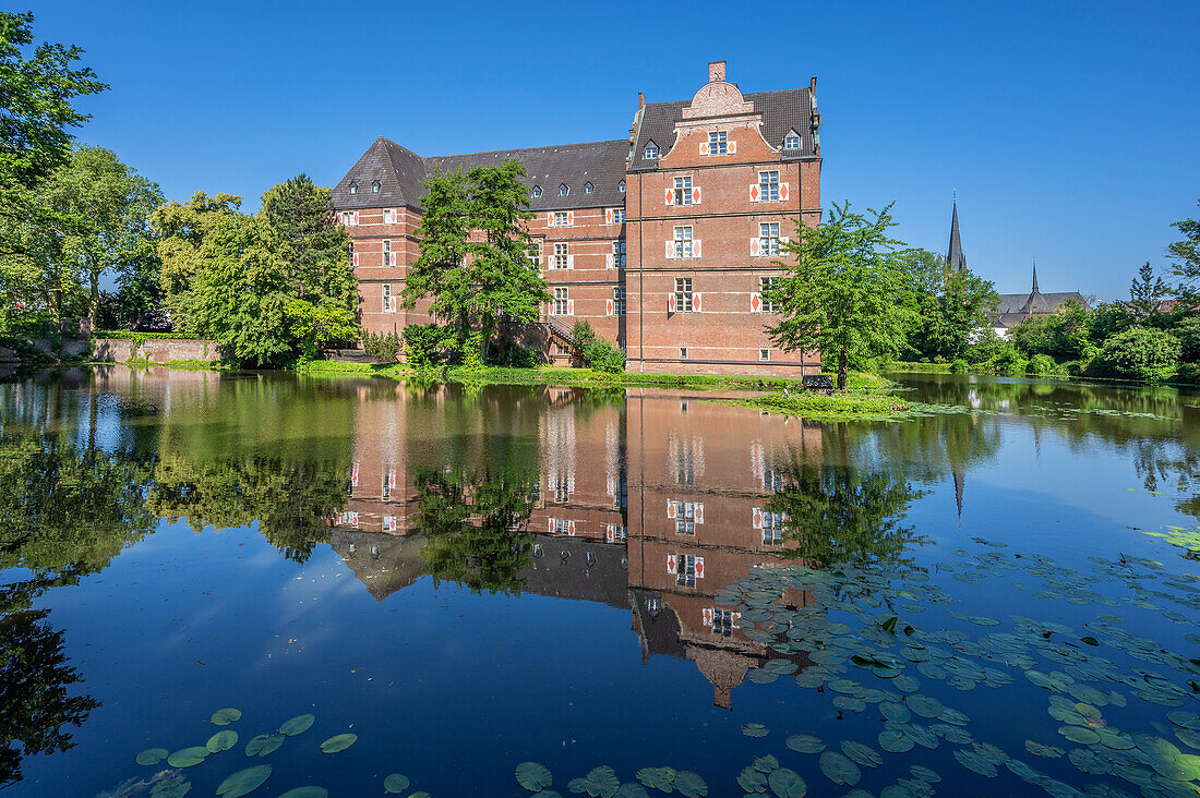 Schloss Bedburg, Rhein Erft-Kreis, Bedburg, Nordrhein-Westfalen, Deutschland