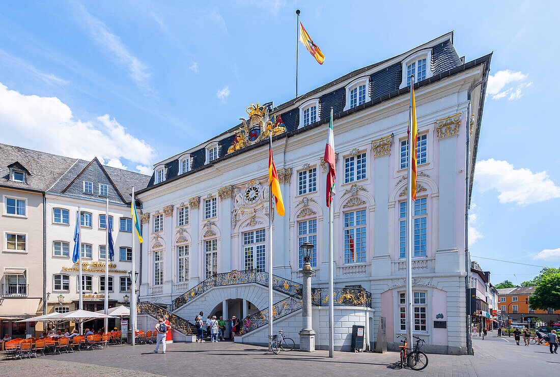 Altes Rathaus am Marktplatz, Bonn, Nordrhein-Westfalen, Deutschland