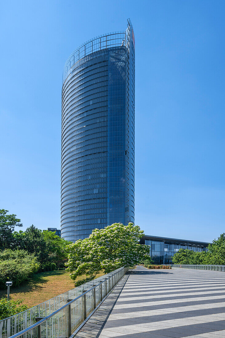 Modernes Bürogebäude Post Tower, Bonn, Nordrhein-Westfalen, Deutschland