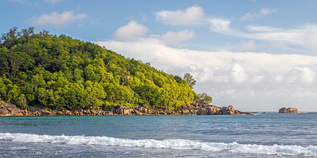 Anse Takamaka Beach, Mahé, Seychellen, Afrika