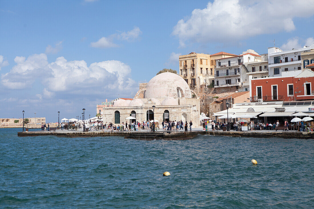  Hasan Pasha Mosque, Chania, Crete, Mediterranean, Greece 