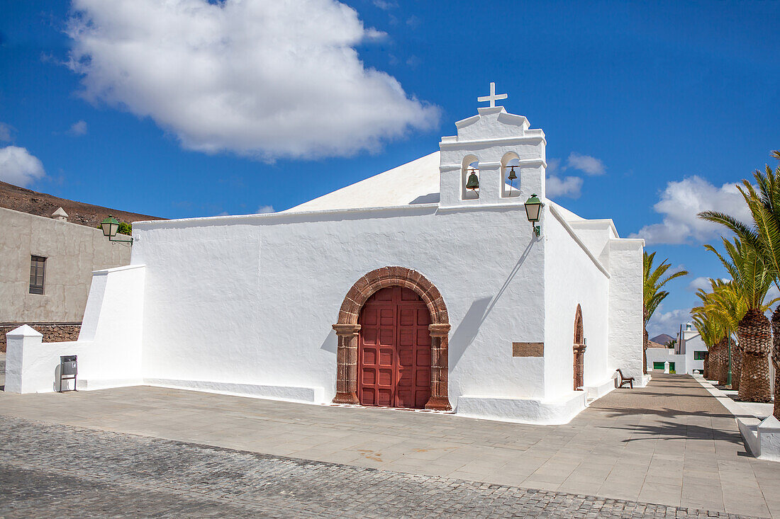 Iglesia de San Marcial del Rubicón, Femés, Lanzarote, Kanarische Inseln, Spanien