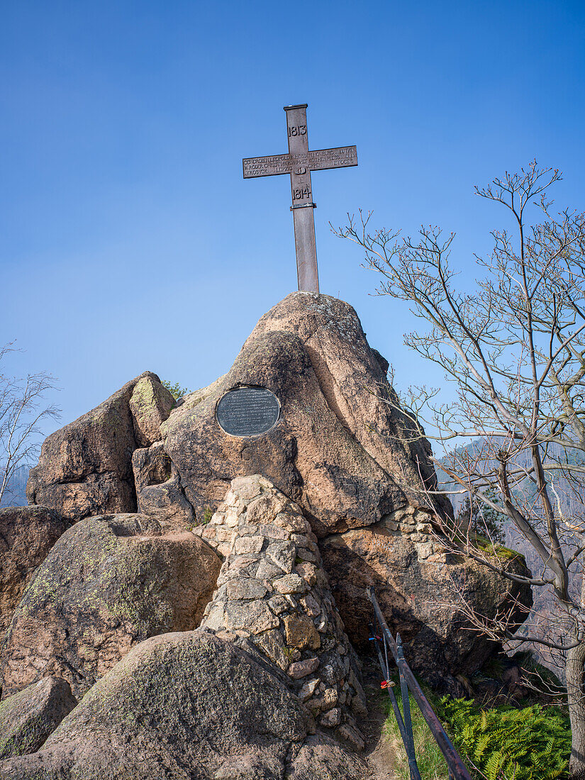  Ilsestein, hiking destination high above the Ilsetal, Ilsenburg, Harz, Saxony-Anhalt, Germany 