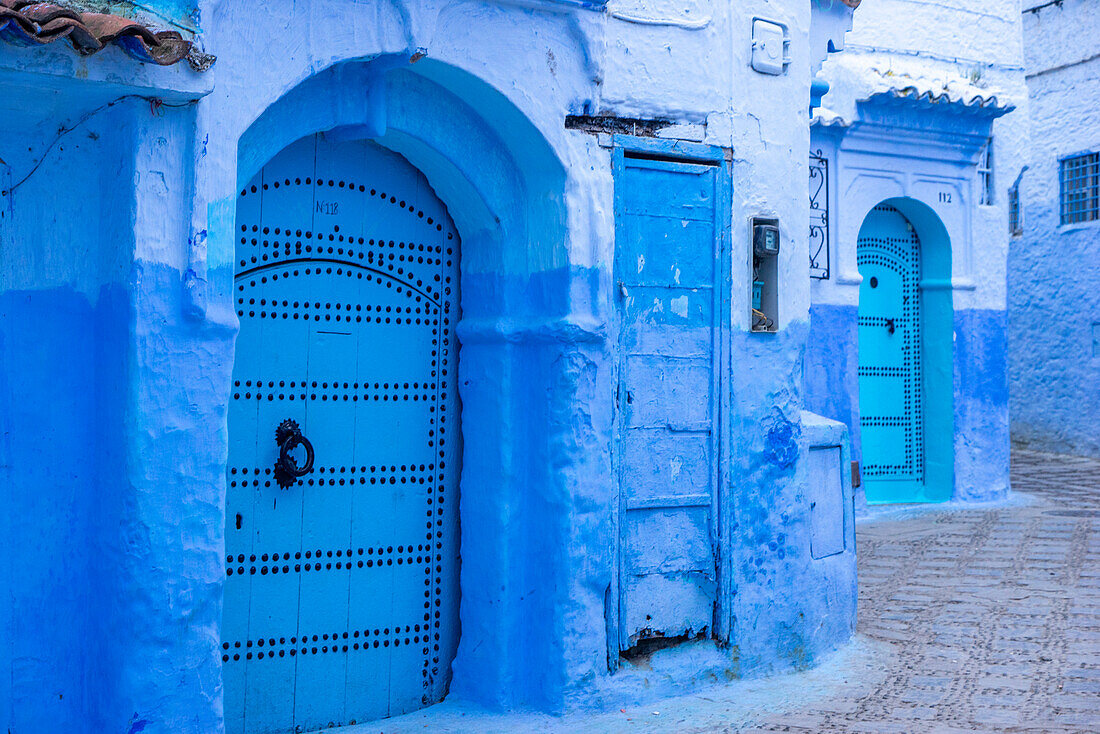  MoroccoMorocco, blue old town of Chefchaouen 
