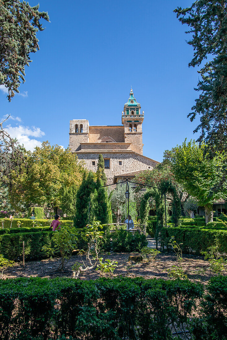  Charterhouse of Valldemossa, Valldemossa, Serra de Tramuntana, Mallorca, Balearic Islands, Mediterranean, Spain 