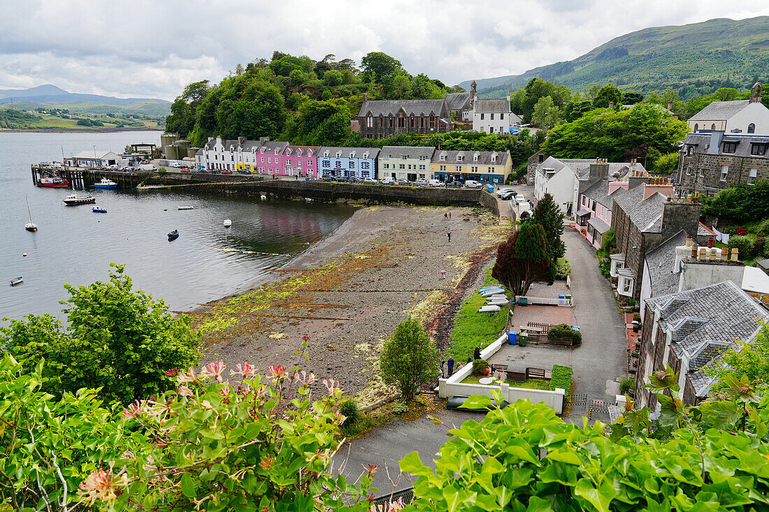 Großbritannien, Schottland, Inneren Hebriden, Insel Skye, Blick auf die Hauptstadt Portree