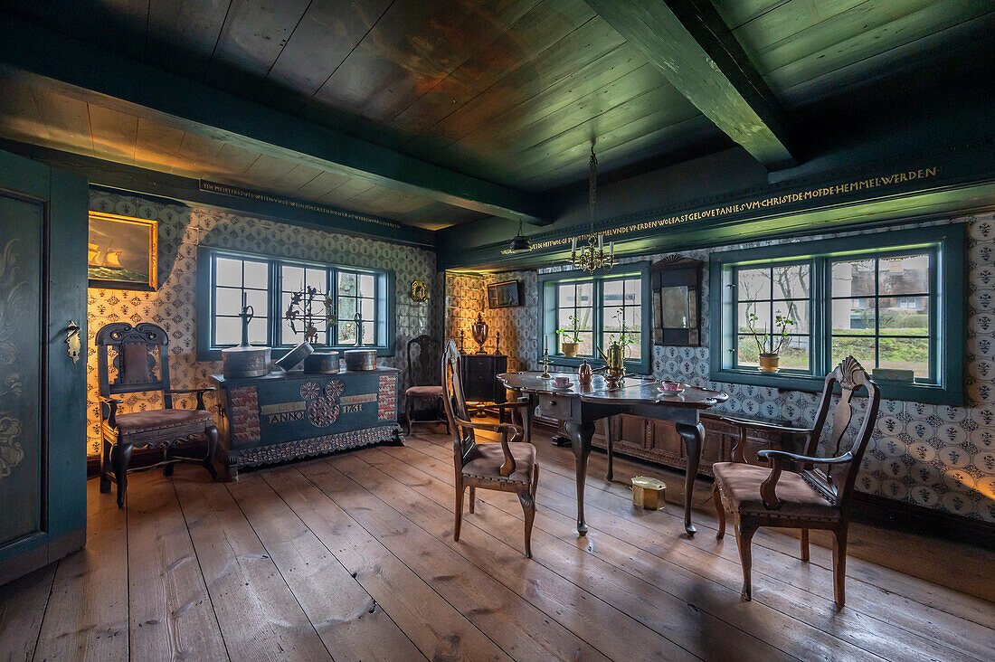  Old Frisian house in Keitum, Sylt, Schleswig-Holstein, Germany 