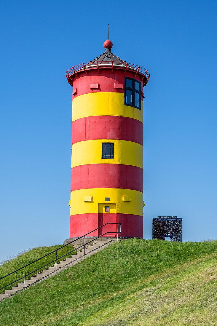  Pilsum Lighthouse, Pilsum, Krummhörn, East Frisia, Lower Saxony, Germany 