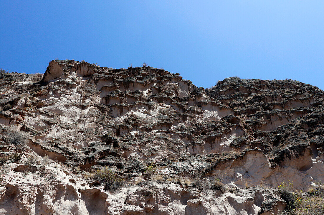 Chile; Nordchile; Region Arica y Parinacota; in der Nähe von Putre; Felsformation an der Jurase Schlucht; entlang der alten Inkawege