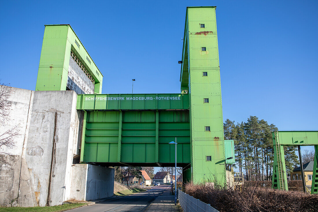 Schiffshebewerk Magdeburg-Rothensee, Magdeburg, Sachsen-Anhalt