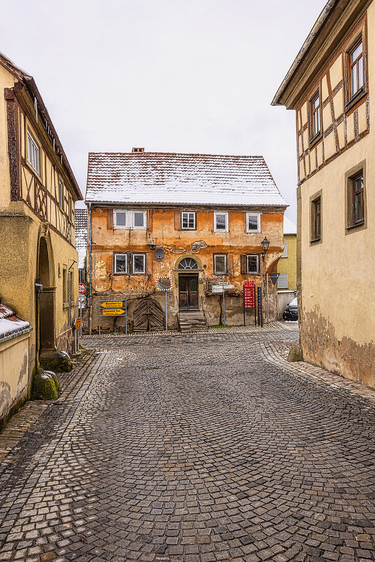 Lost Place in Abtswind, Kitzingen, Unterfranken, Franken, Bayern, Deutschland, Europa