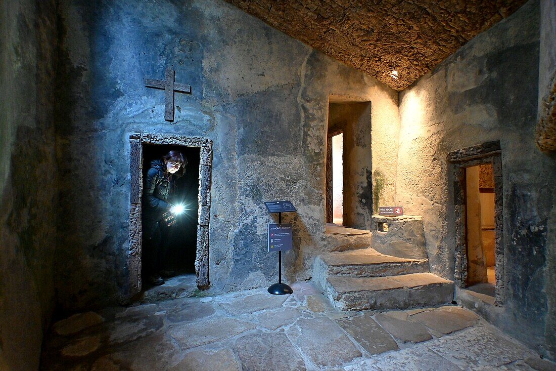 Im ehemaligen Kapuzinerkloster Convento dos Capuchos, Serra de Sintra, Gemeinde Colares, bei Sintra, Region Lissabon, Portugal