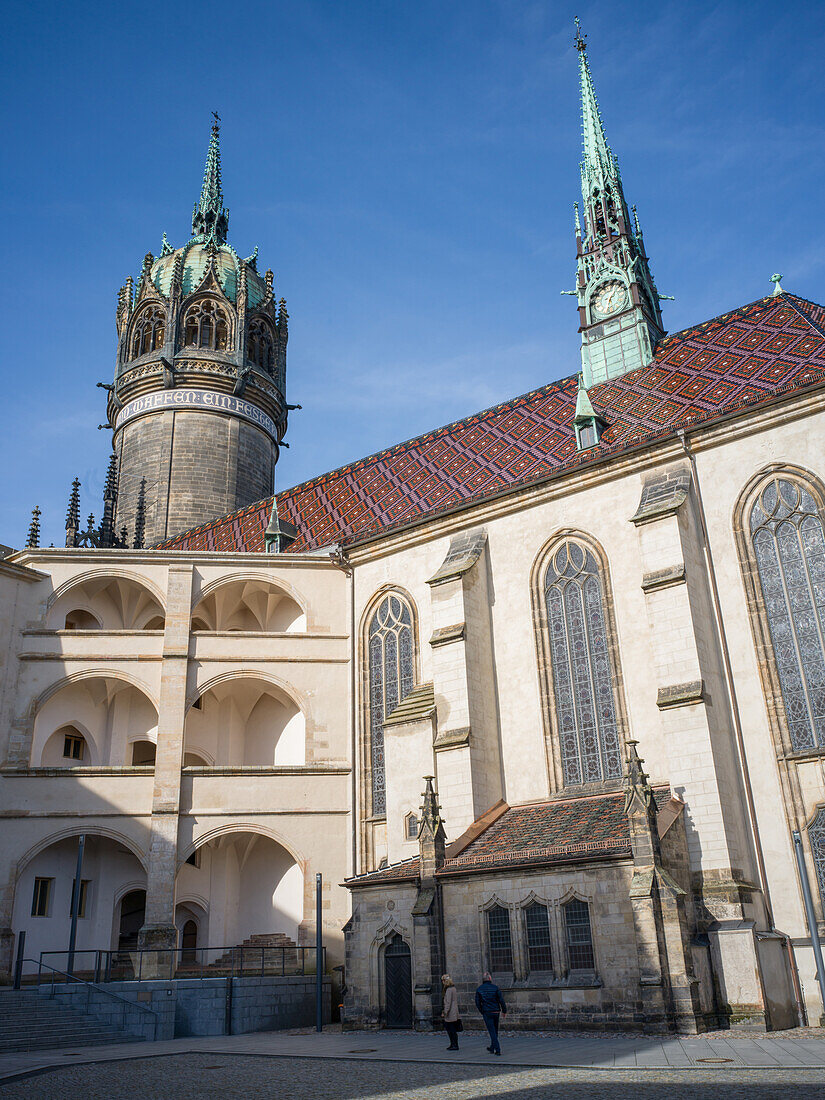  Schlosskirche - Church of the Reformation, Lutherstadt Wittenberg, Saxony-Anhalt, Germany 