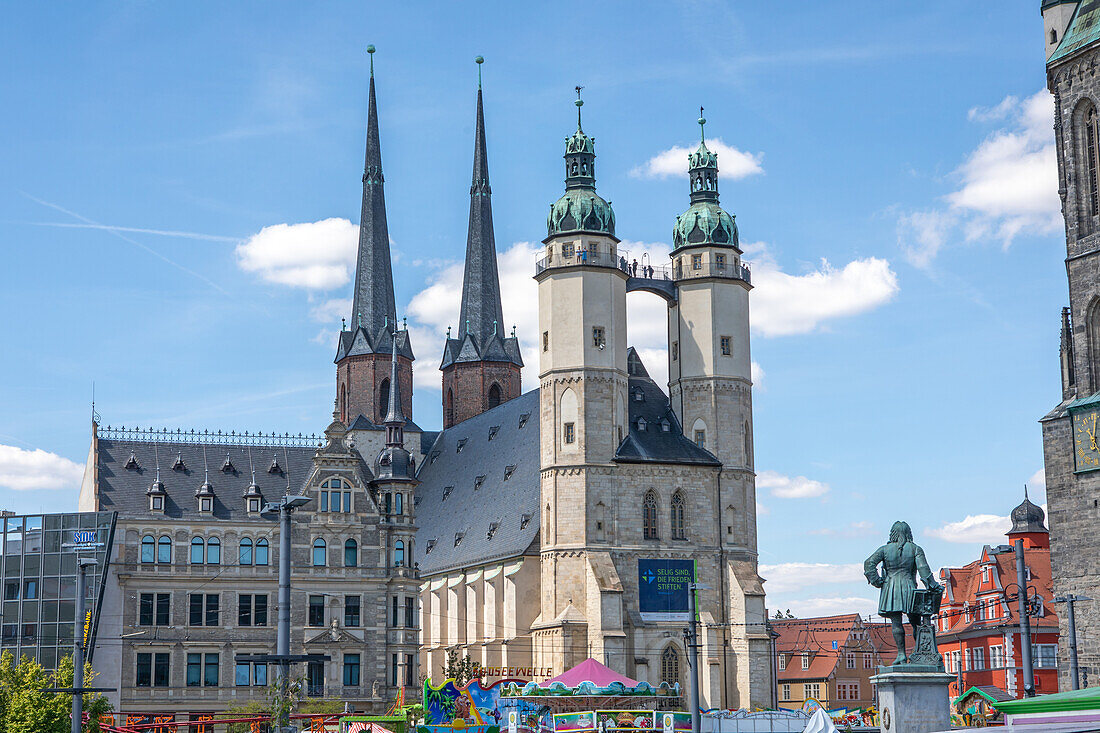 Marktkirche Unser lieben Frauen, Halle (Saale), Sachsen-Anhalt, Deutschland