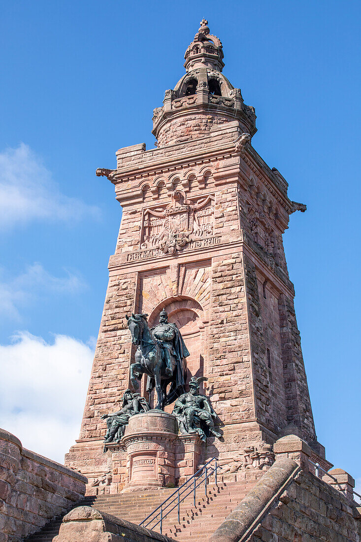  The Kaiser Wilhelm monument on the Kyffhäuser, Thuringia, Germany 