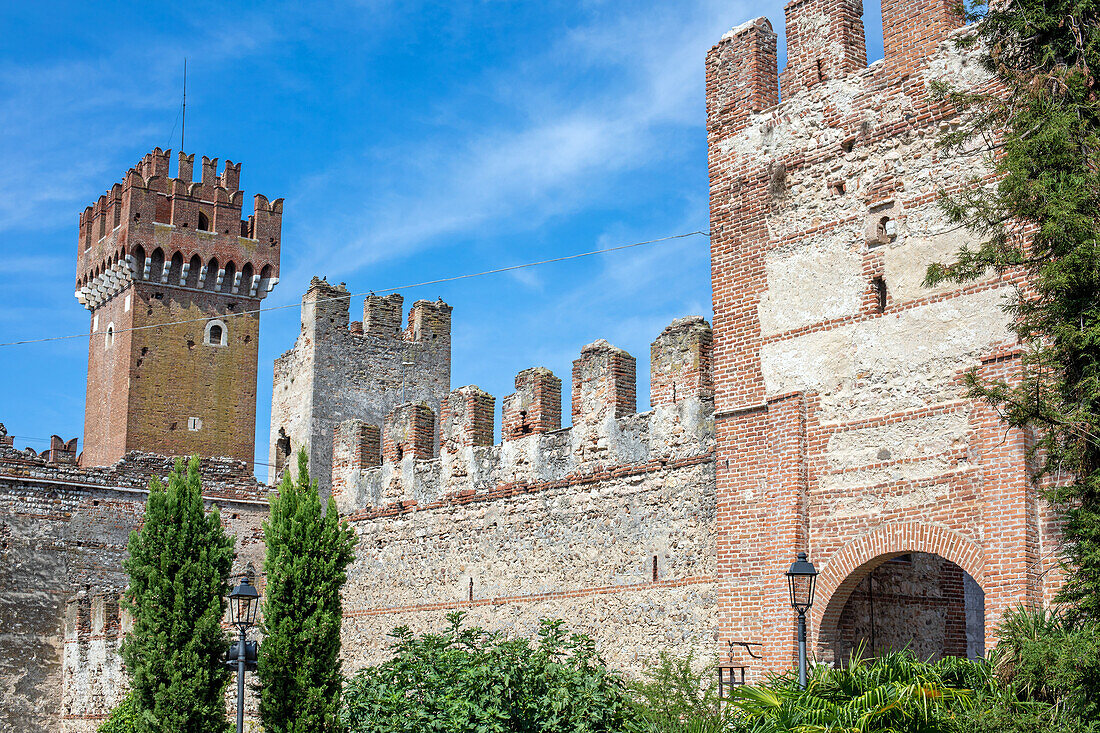 Die Scaligerburg von Lazise, Gardasee, Italien