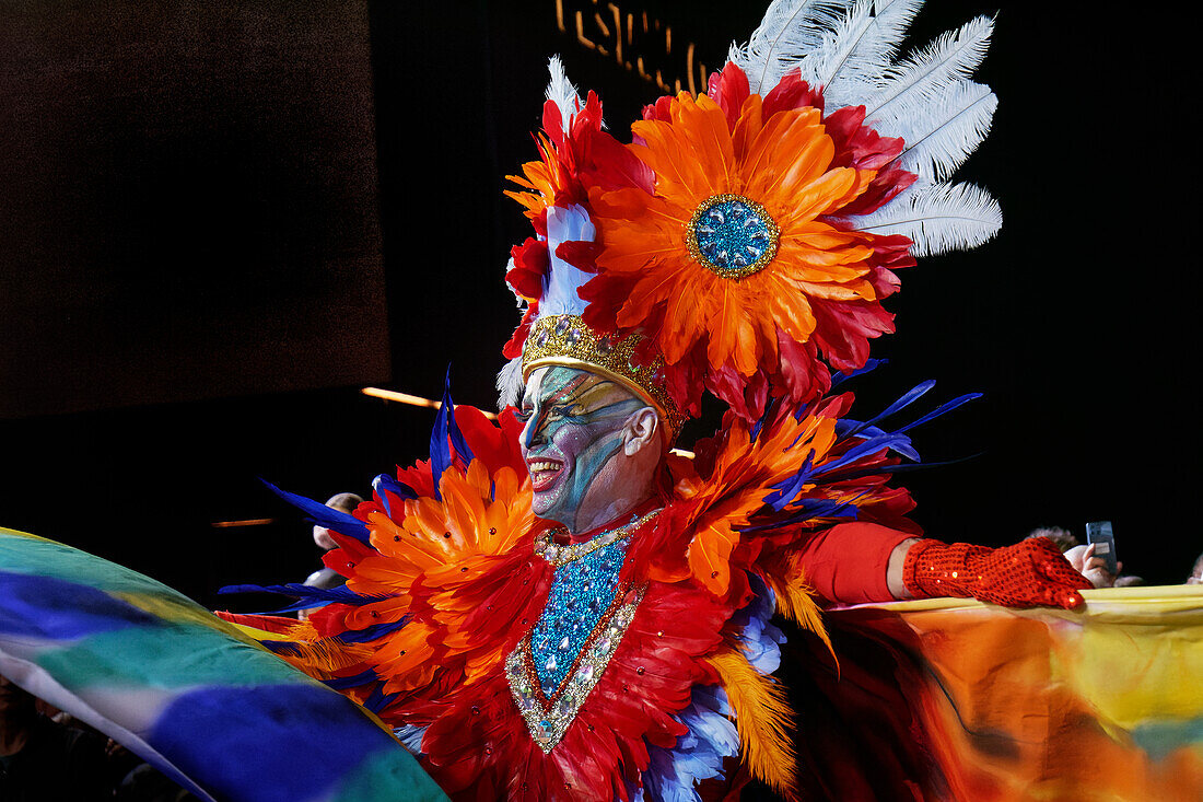 Karneval in Funchal, Blumenkostüm, Madeira, Portugal