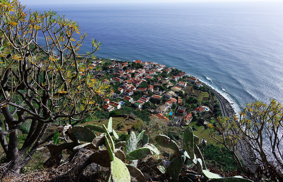 Blick auf Jardim do Mar, Madeira, Portugal.