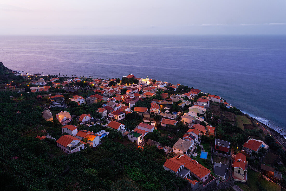 Blick auf Jardim do Mar, Madeira, Portugal.