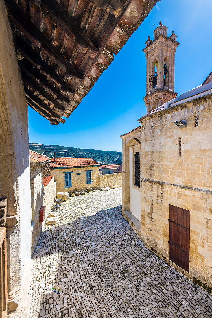 Timios Stavros Kloster, Omodos, Bezirk Limassol, Republik Zypern