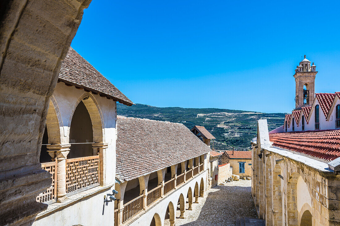 Timios Stavros Kloster, Omodos, Bezirk Limassol, Republik Zypern