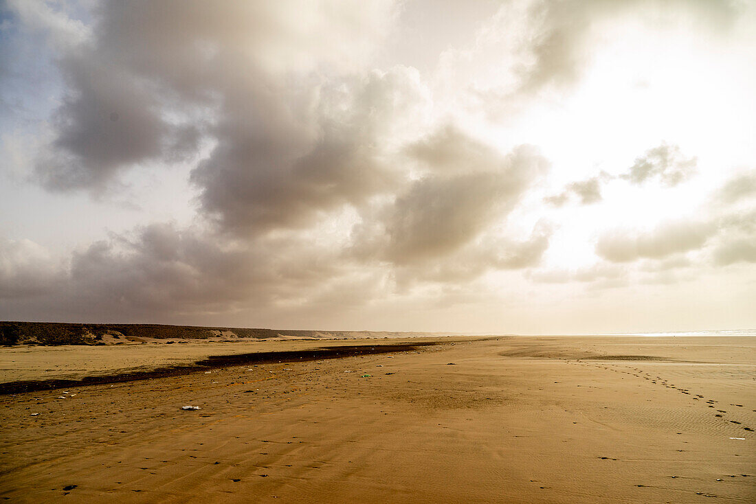 Plage blanche, Küste, Strand, Marokko, Afrika