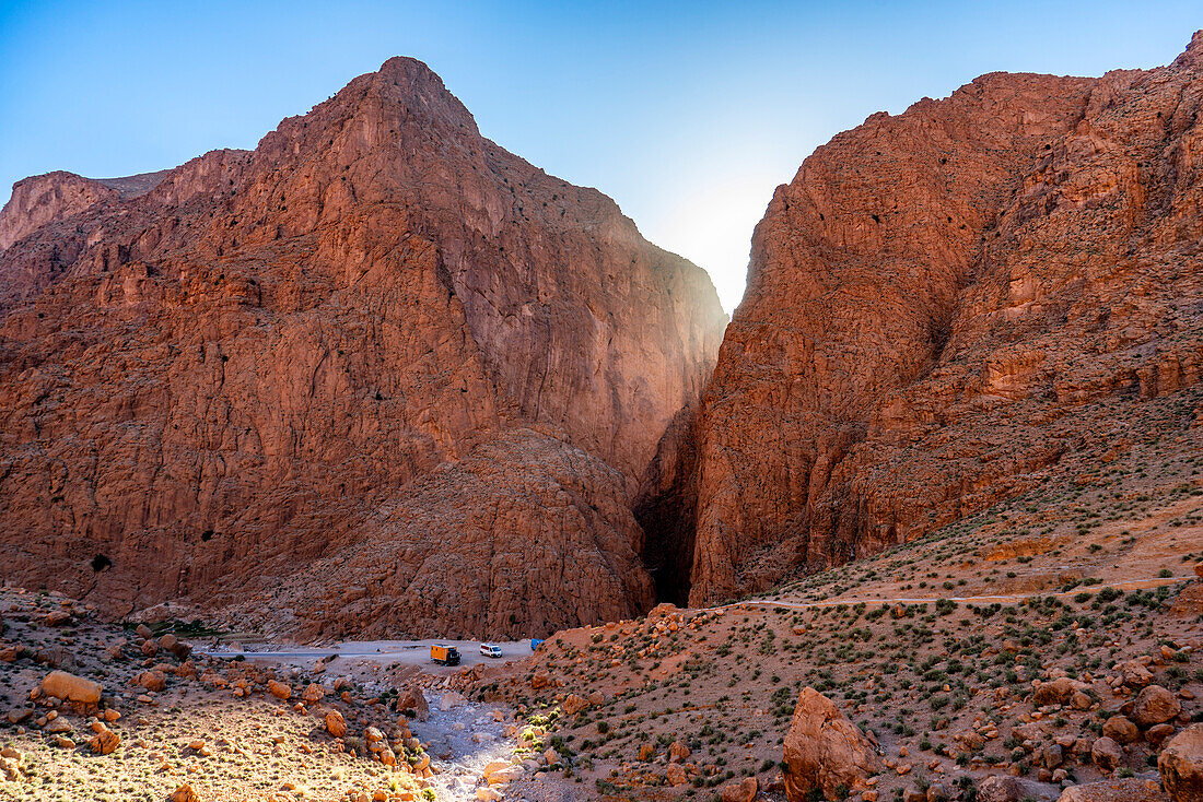 Nordafrika, Marokko, Süden, Dadestal, Dades Schlucht