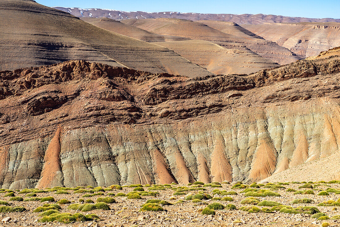 Nordafrika, Marokko, Süden. Pass über den Atlas nach dem Dadestal