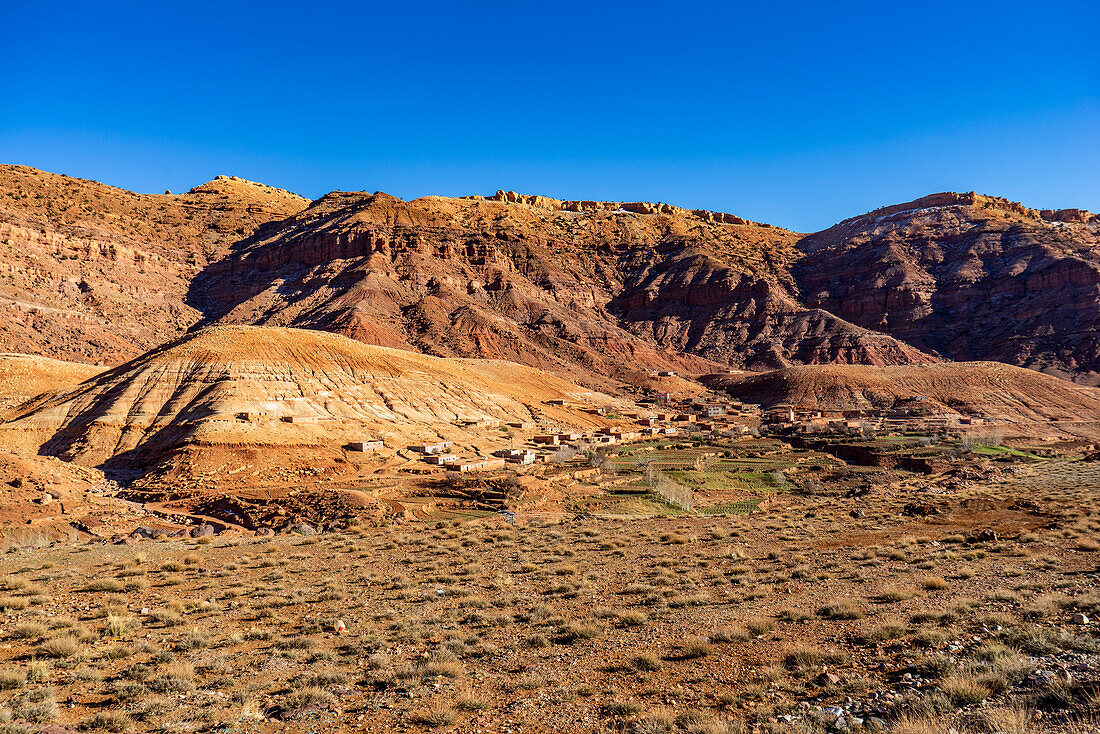  North Africa, Morocco, Atlas Mountains coming from the north 