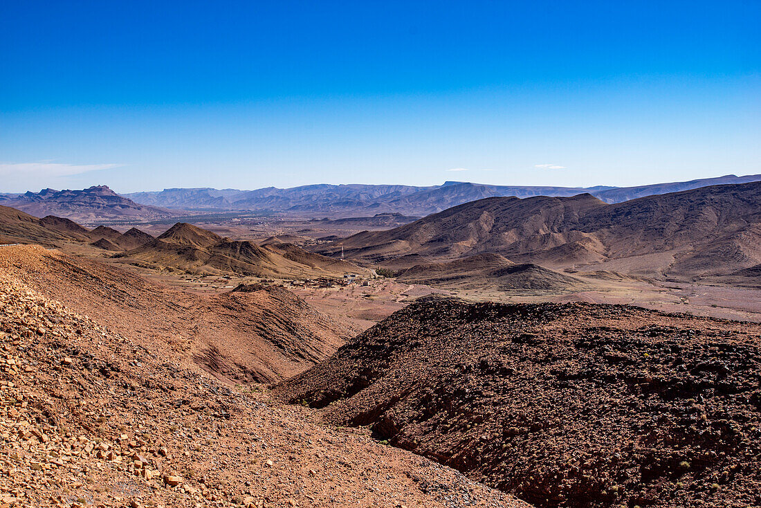 Nordafrika, Marokko, Djebel Kissane, Draa Tal